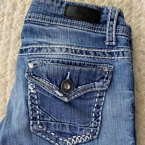 BKE Daytrip Aquarius Flair Jeans Size 30R